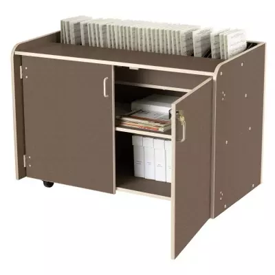 Wenger - Music Sorting Rack with Doors - Evening Tigris