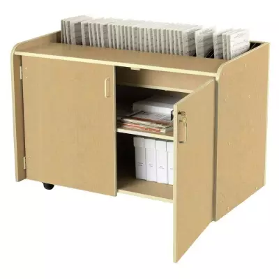 Wenger - Music Sorting Rack with Doors - Fusion Maple