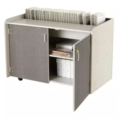 Wenger - Music Sorting Rack with Doors - Pebble