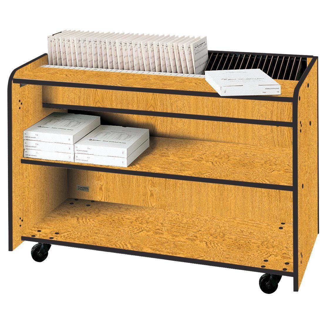 Music Sorting Rack - Solar Oak