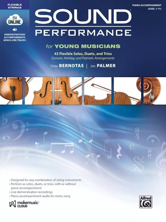 Sound Performance for Young Musicians - Bernotas - Piano Accompaniment - Book/Audio Online