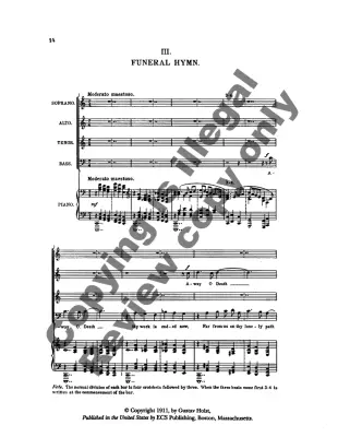 Choral Hymns from the Rig-Veda, Group 1 - Holst - SATB