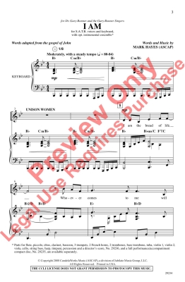 I Am - Hayes - SATB