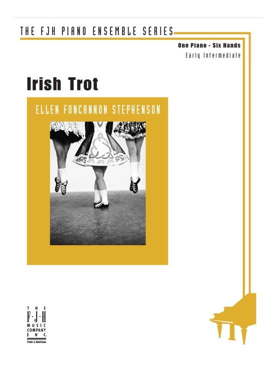The Irish Trot - Stephenson - Piano Ensemble (1 Piano, 6 Hands) - Parts Set