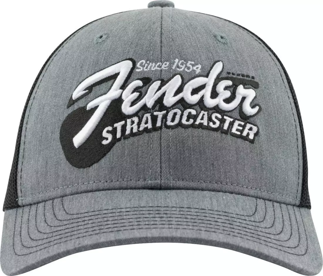 Fender Stratocaster Guitar Hat - Heather Gray