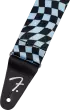 Wavy Checkerboard Polyester Strap - Blue