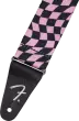 Wavy Checkerboard Polyester Strap - Pink
