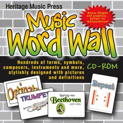 Heritage Music Press - Music Word Wall CD-ROM