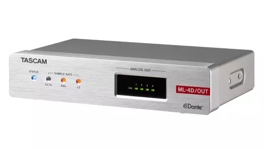 4-Channel Line Output Dante Converter with built-in DSP Mixer