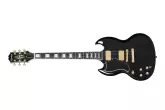Epiphone - SG Custom Electric Guitar with Gigbag - Ebony (Left Handed)