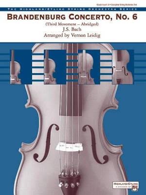 Alfred Publishing - Brandenburg Concerto No. 6, 3rd Movement (Abridged)
