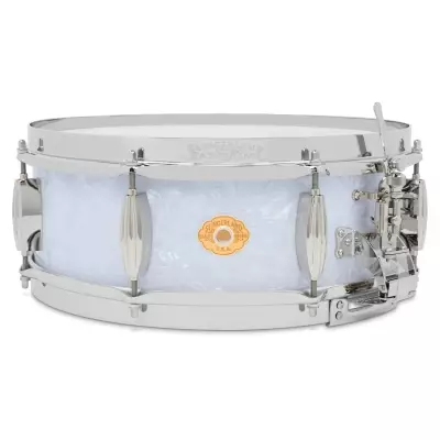 Limited Edition Radio King 5x14\'\' Snare Drum - White Marine Pearl Wrap