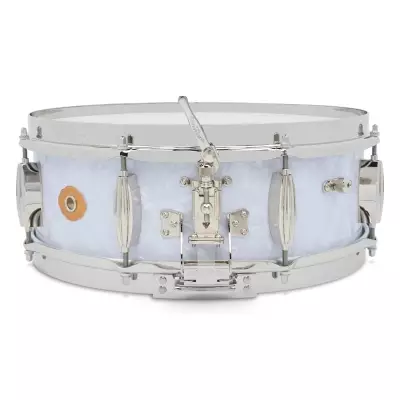 Limited Edition Radio King 5x14\'\' Snare Drum - White Marine Pearl Wrap