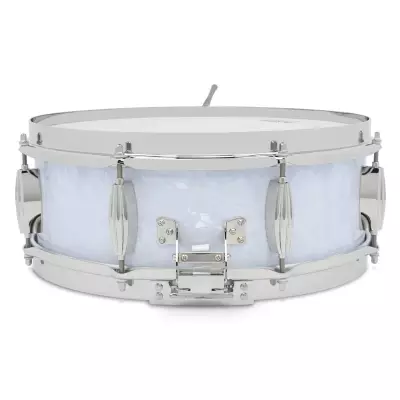 Limited Edition Radio King 5x14\'\' Snare Drum - White Marine Pearl Wrap