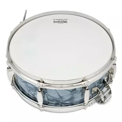 Limited Edition Radio King 5x14\'\' Snare Drum - Black Diamond Pearl Wrap