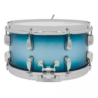 Limited Edition Radio King 7x14\'\' Snare Drum - Blue and Silver Lacquer