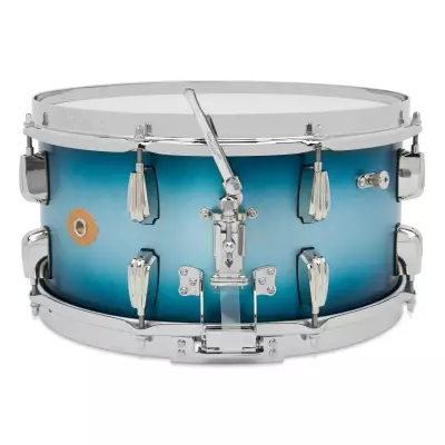 Limited Edition Radio King 7x14\'\' Snare Drum - Blue and Silver Lacquer