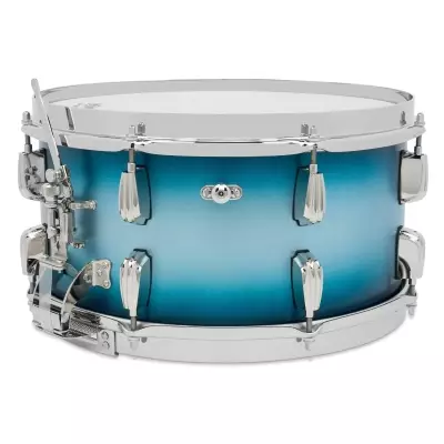 Limited Edition Radio King 7x14\'\' Snare Drum - Blue and Silver Lacquer