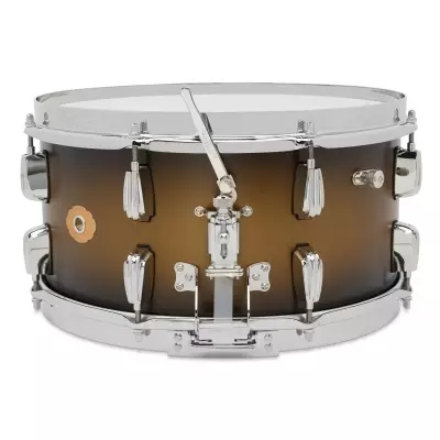 Limited Edition Radio King 7x14\'\' Snare Drum - Black and Gold Lacquer