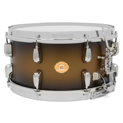 Slingerland - Limited Edition Radio King 7x14 Snare Drum - Black and Gold Lacquer