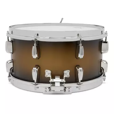 Limited Edition Radio King 7x14\'\' Snare Drum - Black and Gold Lacquer