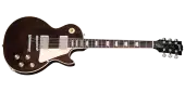 Gibson - Les Paul Standard 60s Plain Top Electric Guitar with Hardshell Case - Dark Walnut