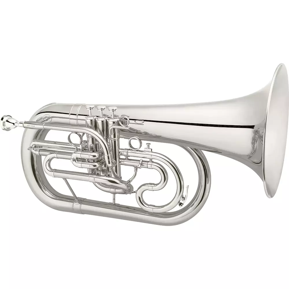 JEP1105MS Quantum MK II Marching Bb Euphonium - Silver-Plated