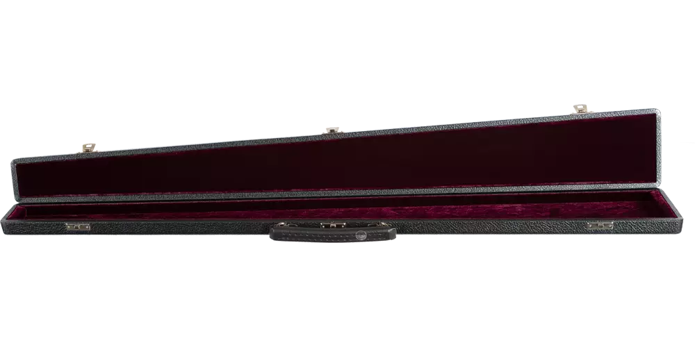 German Bass Single Bow Case - Black/Wine Red