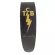 Official Licensing Elvis TCB Logo High Resolution Print on Leather Guitar Strap - 2.5\'\'