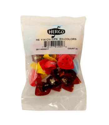 Herco - Extra Heavy Flat/Thumb Picks (24 Pack)