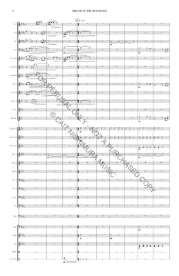 Breath of the Mountains - Nishimura - Concert Band - Gr. 3.5