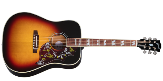 Gibson - Hummingbird Standard Acoustic/Electric Guitar with Hardshell Case - Tri Burst