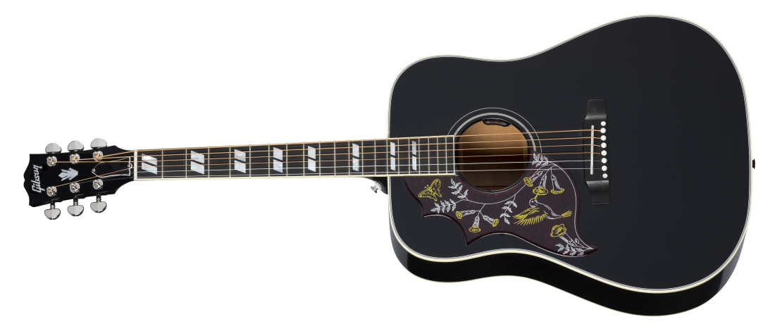 Hummingbird Standard Acoustic/Electric Guitar with Hardshell Case - Ebony (Left Handed)