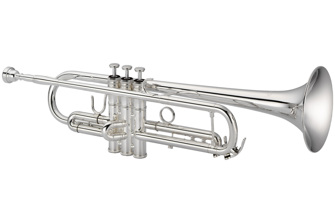 1604 Bb Trumpet with Standard Leadpipe, Rose Brass Bell and Standard Taper - Silver-Plated