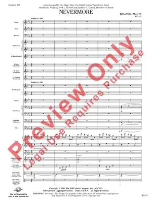 Nevermore - Balmages - Concert Band - Gr. 3
