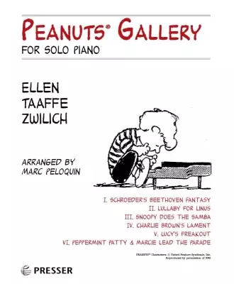 Theodore Presser - Peanuts Gallery - Zwilich/Peloquin - Solo Piano - Book