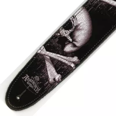 Alchemy Gothic Strap Collection Leather (Black Blood Skulls)