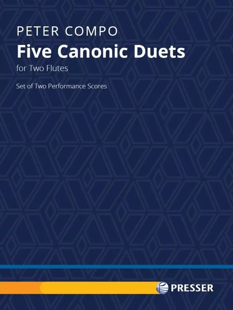 Five Canonic Duets - Compo - 2 Flutes - Book