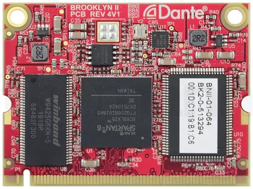 Behringer - 64x64 Channel AoIP Dante Expansion Card for Audinate Brooklyn II