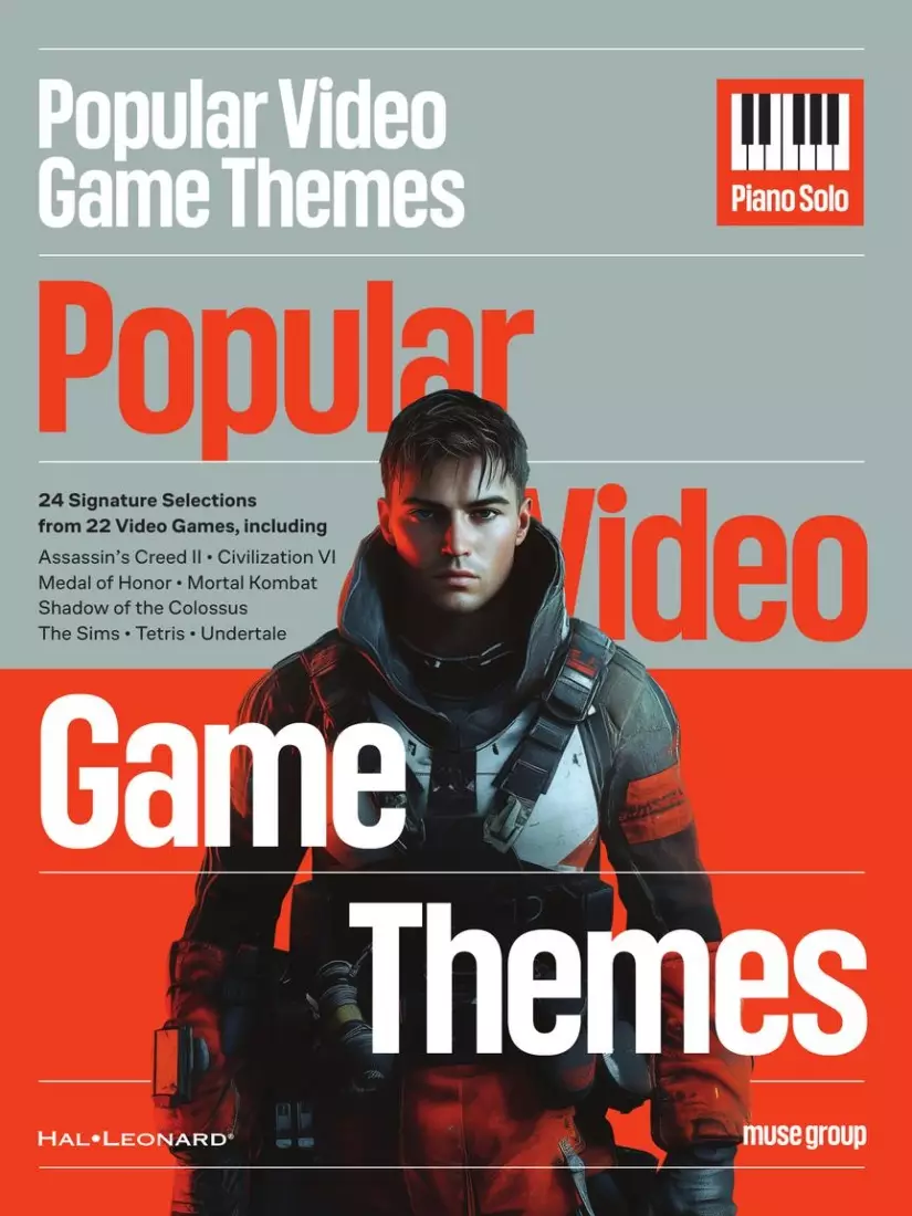 Popular Video Game Themes - Solo Piano - Book