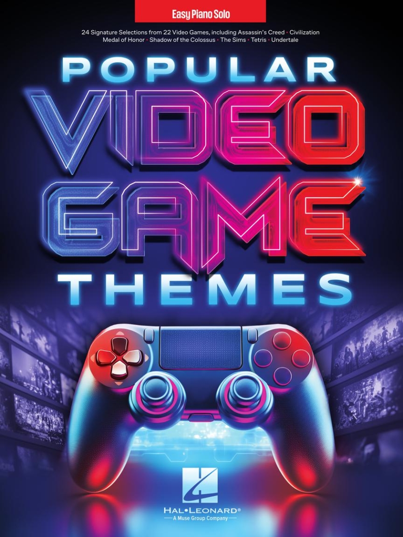 Popular Video Game Themes - Easy Piano - Book