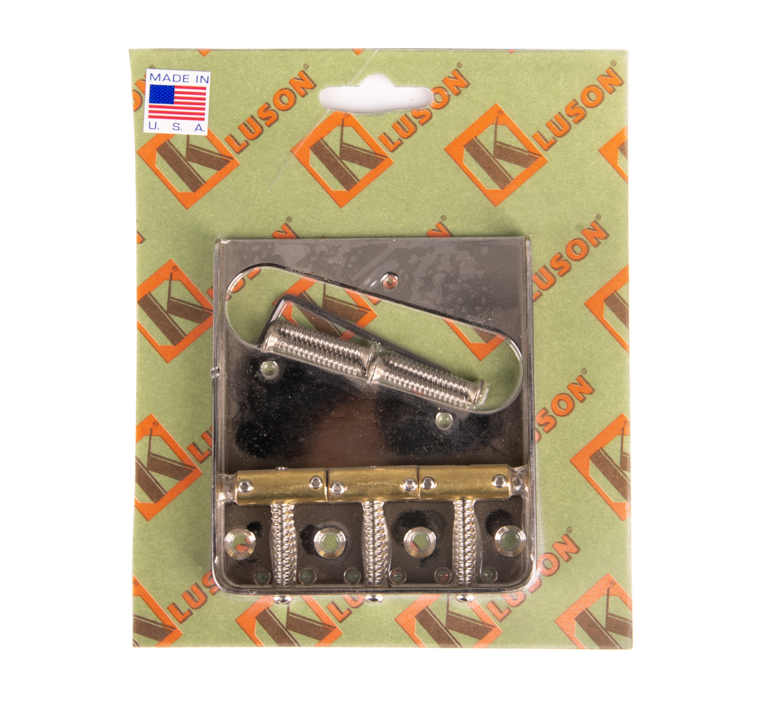 Steel Bridge For Tele w/ Saddles - Nickel
