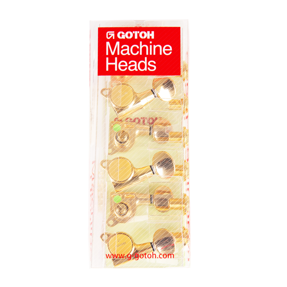 Gotoh Locking Tuners - Left Handed - Gold