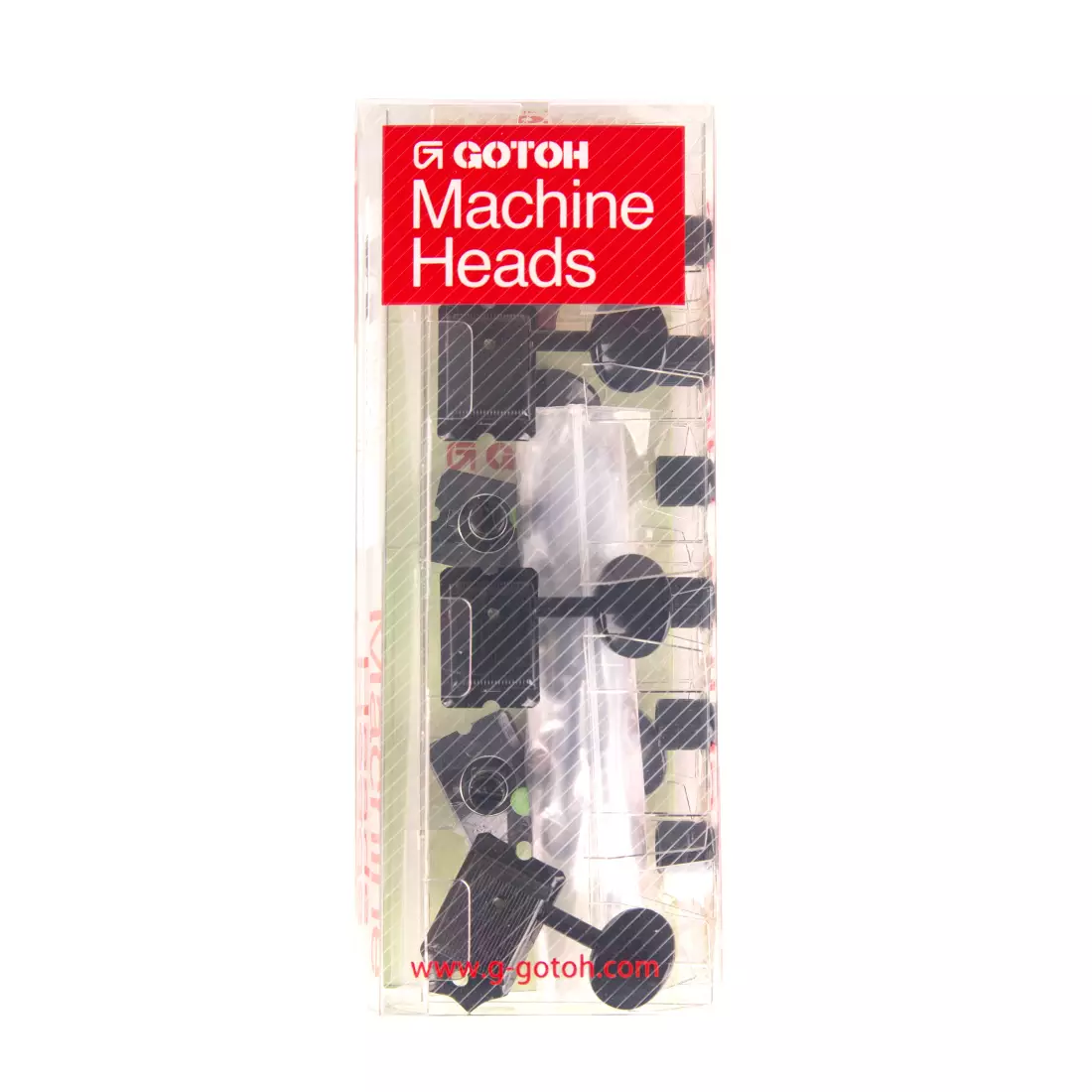 Gotoh 6 In-line Vintage Locking Tuners - Black