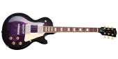 Gibson - Les Paul Studio Figured Electric Guitar with Case - Dark Purple Burst