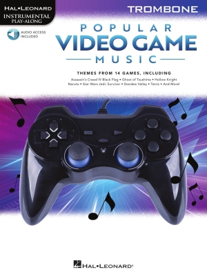 Hal Leonard - Popular Video Game Music: Instrumental Play-Along - Trombone - Book/Audio Online