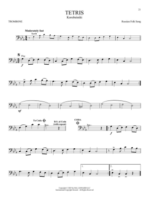 Popular Video Game Music: Instrumental Play-Along - Trombone - Book/Audio Online