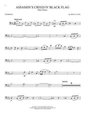 Popular Video Game Music: Instrumental Play-Along - Trombone - Book/Audio Online