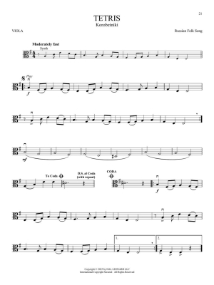 Popular Video Game Music: Instrumental Play-Along - Viola - Book/Audio Online