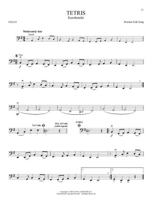 Popular Video Game Music: Instrumental Play-Along - Cello - Book/Audio Online